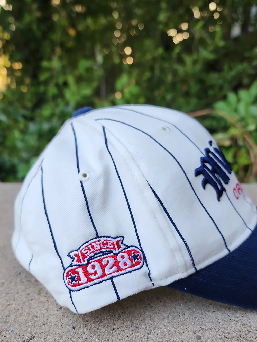 Collectible Mickey Original Adjustable Striped Baseball Hat